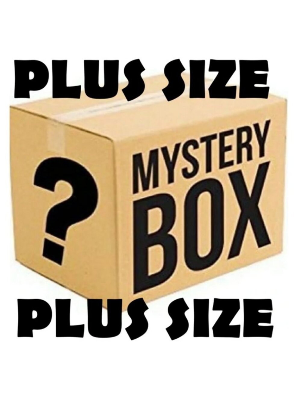 WOMEN'S PLUS SIZE ONLY MYSTERY BOX, 1X/2X, XXL, 18/20